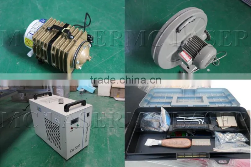 MC 1390 150w 180w metal and nonmetal CO2 CNC laser cutting machine