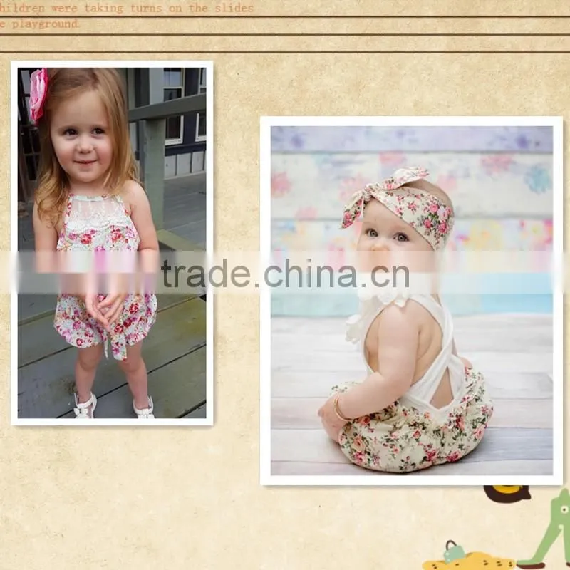 Summer Baby Girls Romper Girls Cute Lace Jumpsuit Costume Wholesale Children Wear