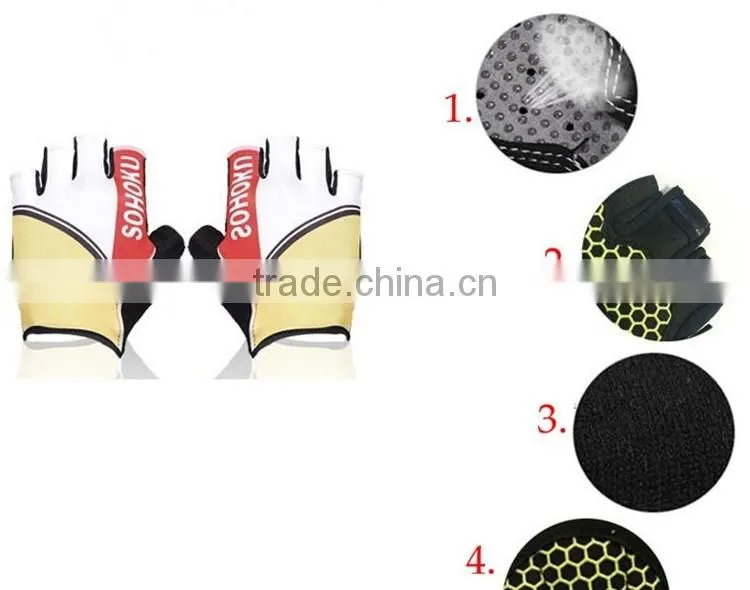 Unisex Custom Bike Cycling Gloves, Nice customized cycling gloves, Non Slip Breathable Racing Gloves