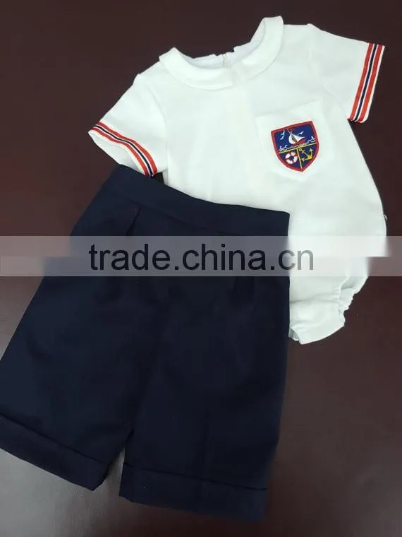 New Arrival Baby Clothes Knitted Fabric for Adult Baby Clothes Summer with Pocket