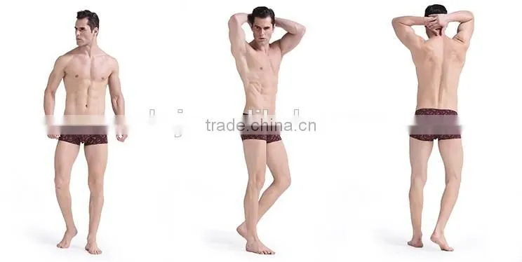 100% cotton box package boxer man Underwear adult mens underwear