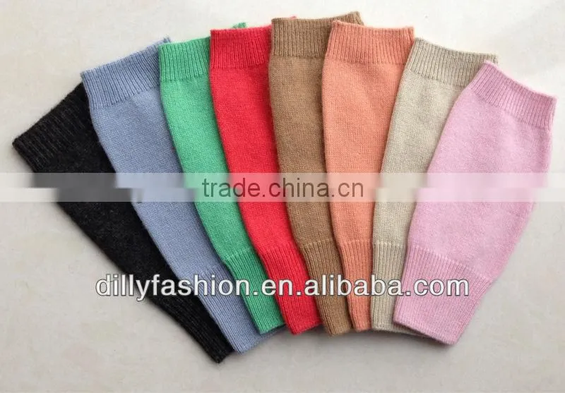 knitted women's cashmere gloves/short fingerless gloves