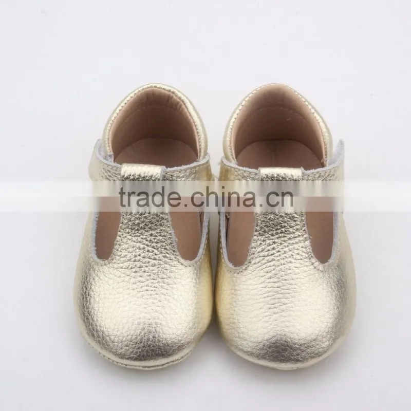 Kids baby dresses party girls t-bar shoes
