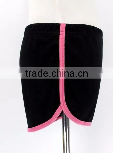 Runwaylover Custom Summer Sexy Bright Color Hot High Waist Gym Sport Women Cotton Shorts