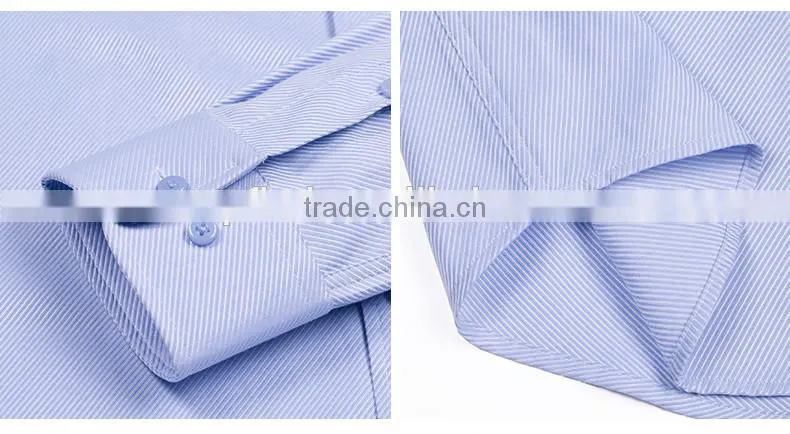Classic italian bamboo solid color business formal men's shirt with good offer