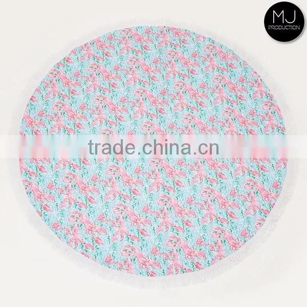 Fringe style personalized yoga mat