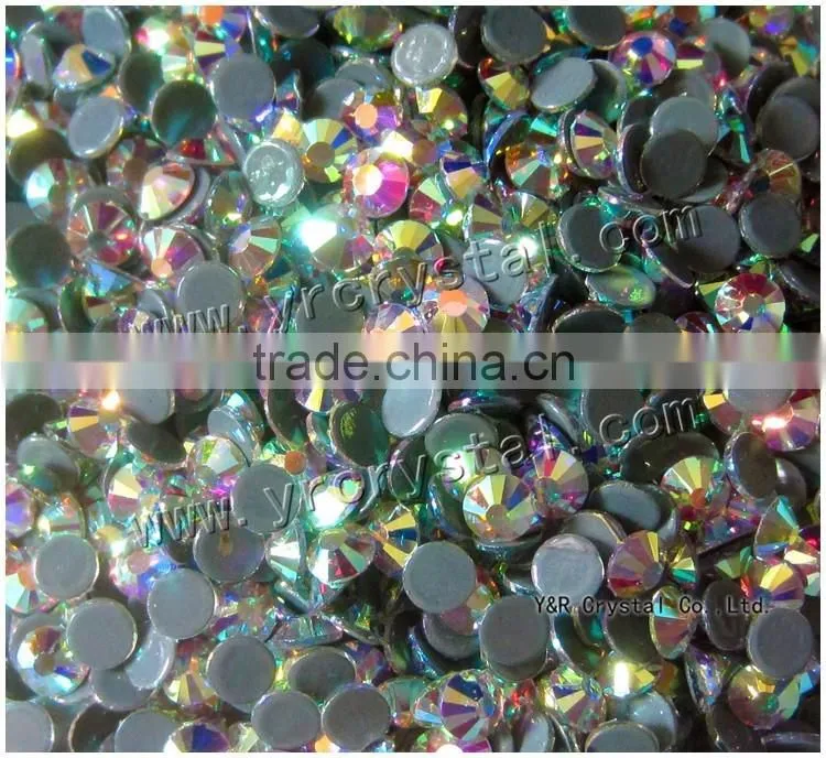 Flat Back Crystals color chart Non Hot Fix rhinestones Flatback Glass Rhinestone