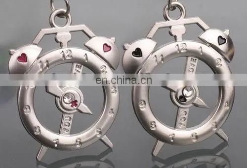 Fashion New Design Miss You Letters Apple Shape Keychain Couple Valentine's Day Gift