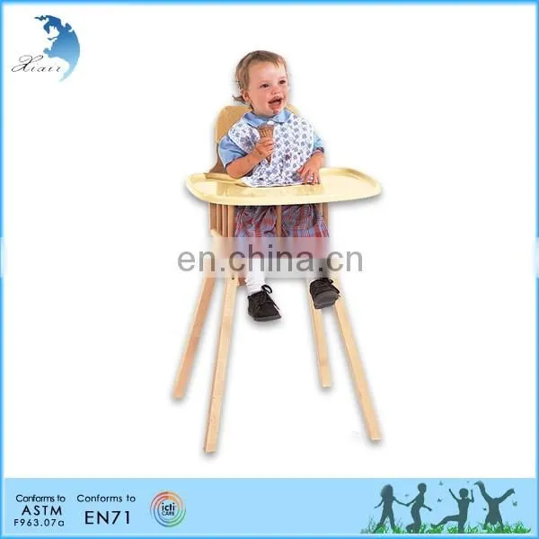 Best Selling Quality montessori educational furniture feeding baby high chair for kids children