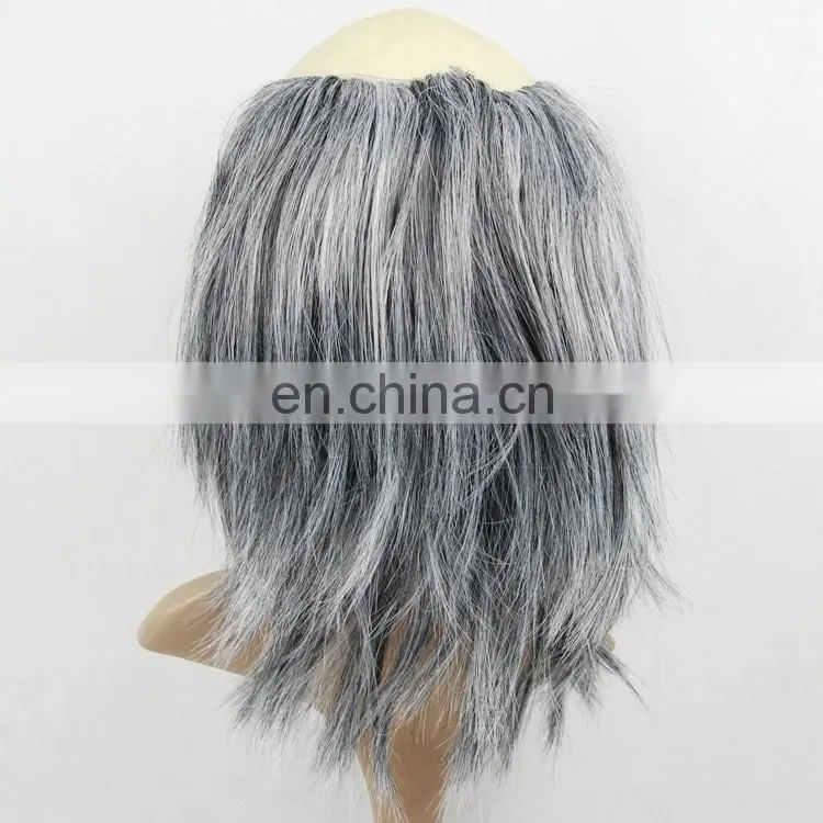 Old Man Grandpa Bald baldy Patch funny party Wig