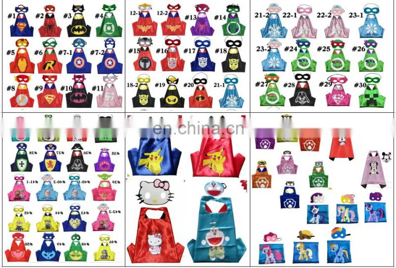 Party cape kids party cosplay superhero blank cape customized cape