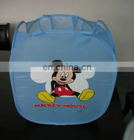 EASTSUN folding storage laundry bag or basket costom logo accept