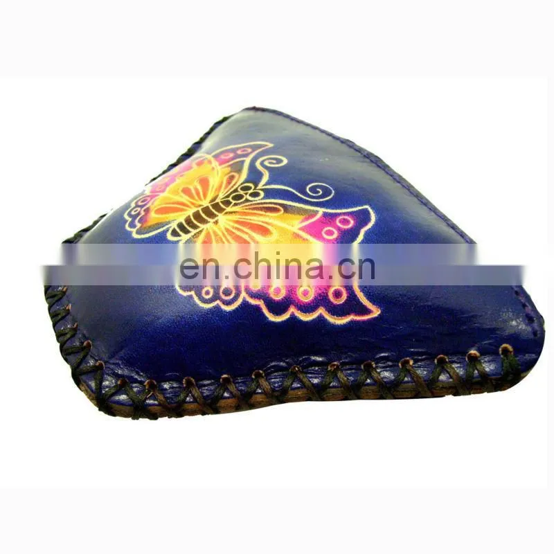 promotional triangle coin purse wholesale women genuine leather coin purse MCP-0094