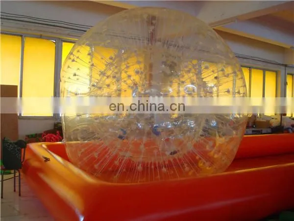 new inflatable commercial bumper ball/ body exciting zorbing bubble ball