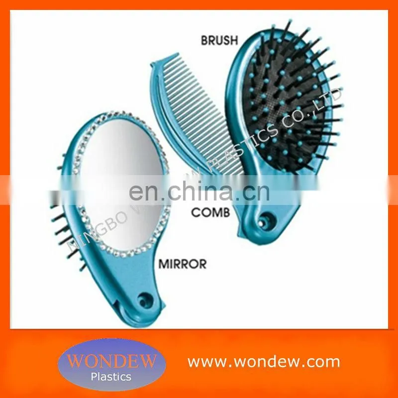 Folding hair brush / Folding hairbrush / Pop up brush
