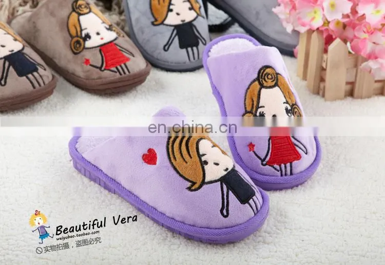 Wholesale Cute Cheap Cotton Slipper for Boys and Girls