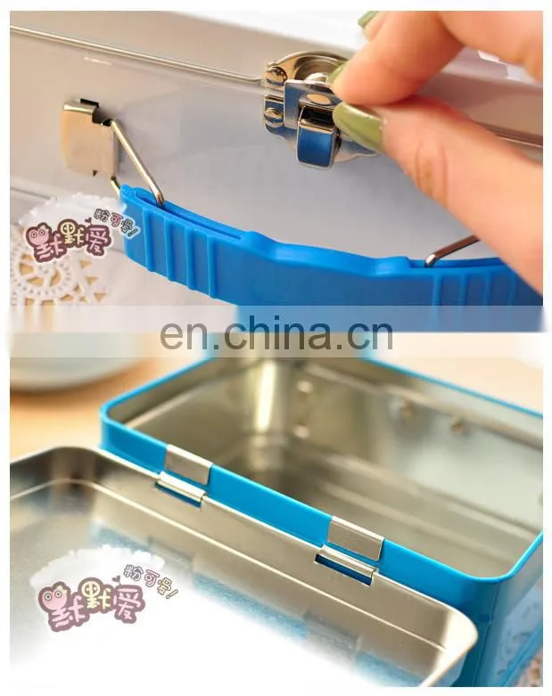 metal boxes with hinged lids
