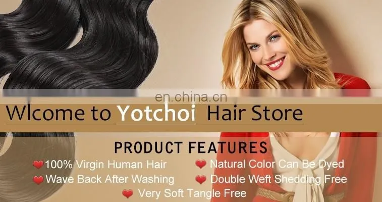 High quality silky straight Malaysian remy hair extension, ombre color malaysian human hair