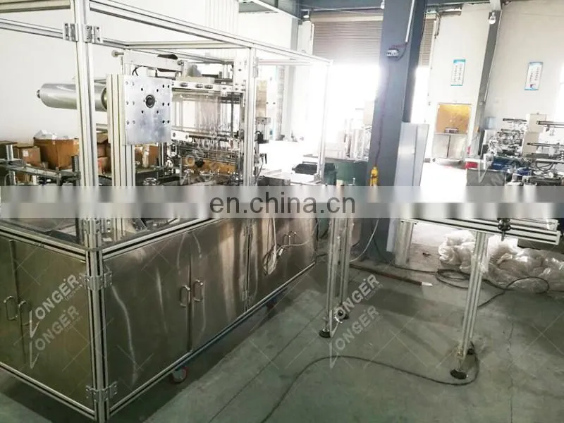 Soap Film Wrapping Box Perfume Cellophane Overwrapper Machine With Tear Tape