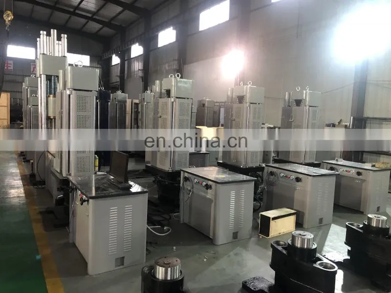 1000kn 100 ton digital hydraulic servo hydraulic tensile test machine for tension/compression and bending