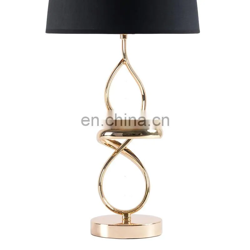 modern style and European style metal table lamp for hotel
