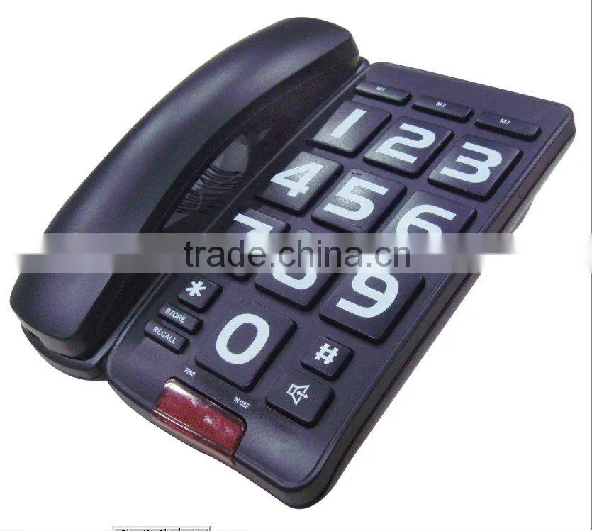 Old people big button telephone,big button design phone