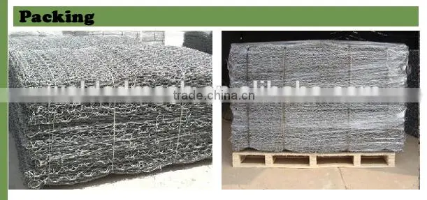 hot dipped galvanized gabion mattress