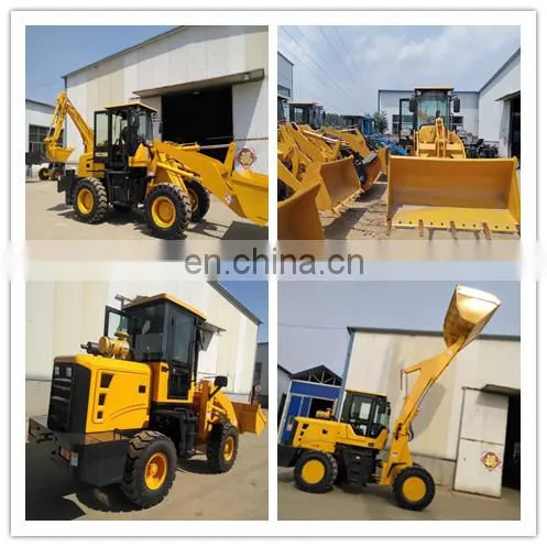 Hydraulic Backhoe Loader with Bucket