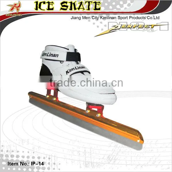 High quality short track ice skate, custom boot speed ice skate
