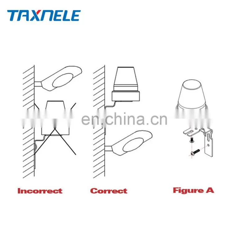 Adjustable sensitive Automatic On Off Photocell Street Lamp Light Switch Controller DC AC 220V 10A Photoswitch Sensor