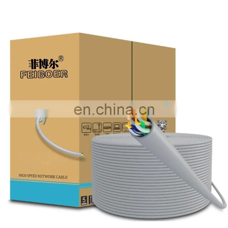 Pull Box 305m LAN CABLE Cat5 Cat6 CCA UTP FTP Network Cable Manufacturer RJ45 Patch cord Cat5e UTP