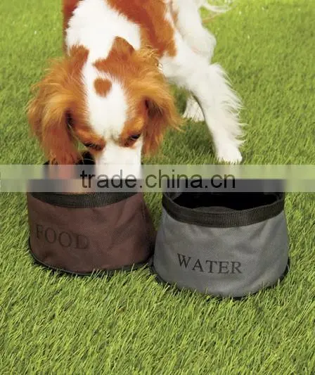 Waterproof Protable Travel Pet Dog Food Bowl