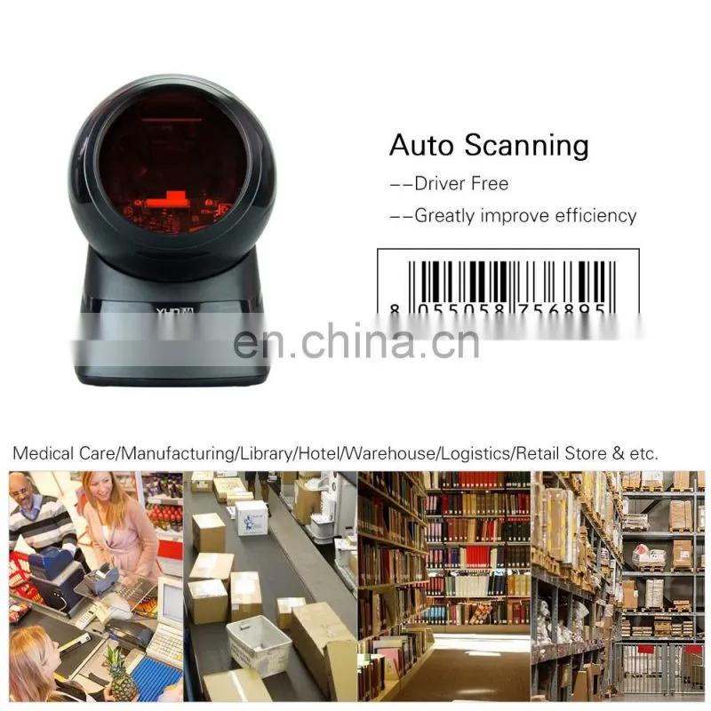 High speed RS232/USB/PS2 1D Omnidirectional Laser Scanner
