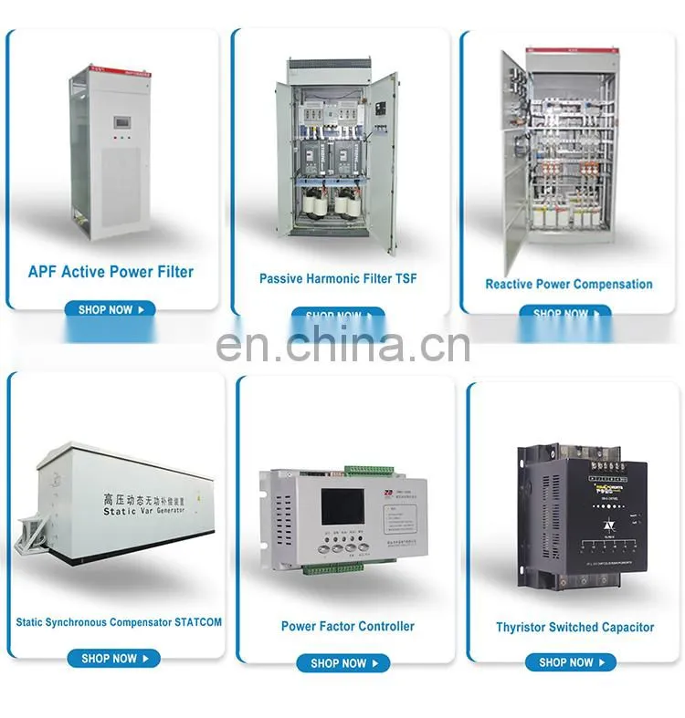 High quality static var generator low voltage automatic reactive power compensation switchgear