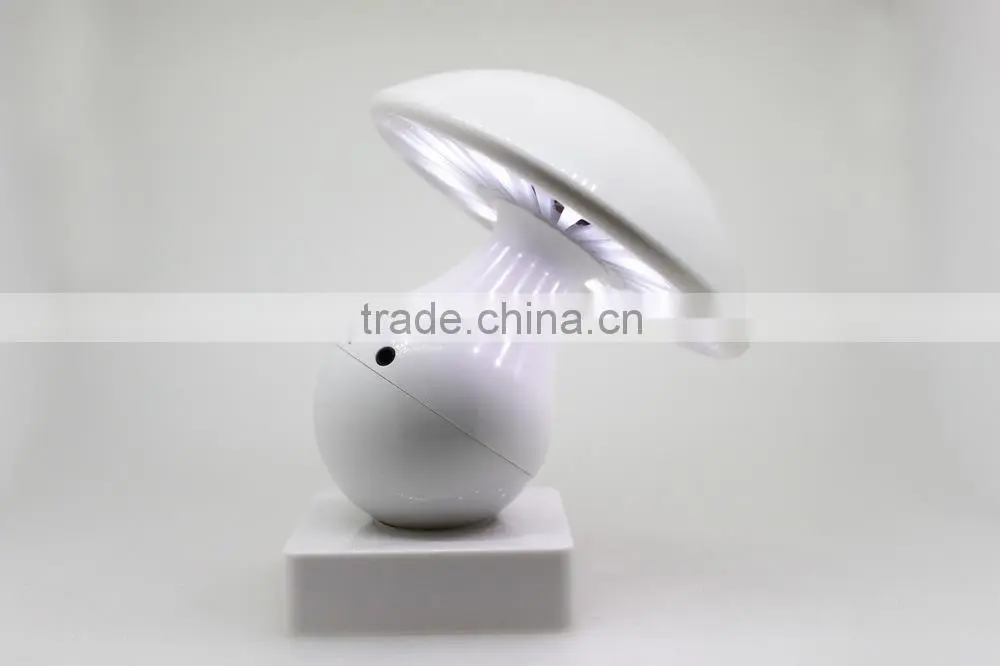 romantic led light mini portable table lamp mushroom bluetooth speaker