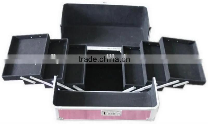 aluminum frame waterproof shell pp cd case with cd bag inside