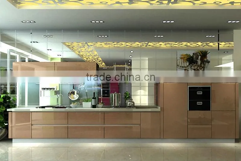 Modern High Gloss Lacquer kitchens( CDY-SL047)