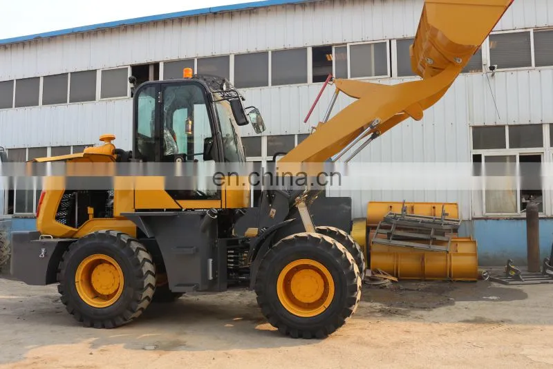 Factory Direct new China 2T ZL20 hay fork wheel Loader mini loader ce