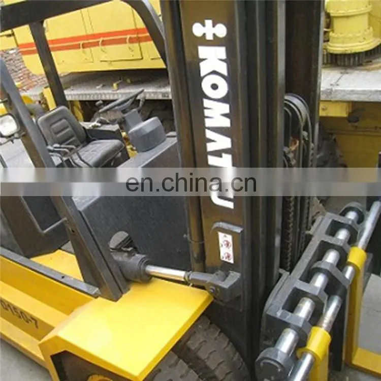 Used Komatsu FD150-7 Forklift for sale in China,Japan used 15ton forklift