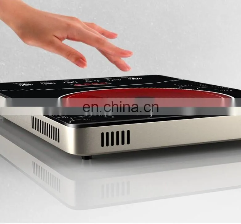 110v/220v infrared cooker 2000W touch control black color easy to operate rice soup milk hotpot rice keep warm function