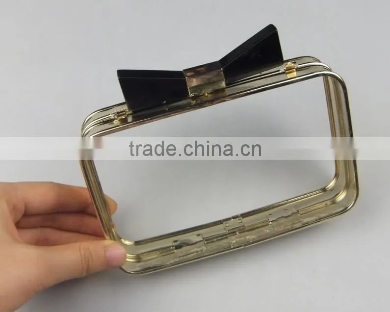 6.3 inch Gold Metal Purses Frames