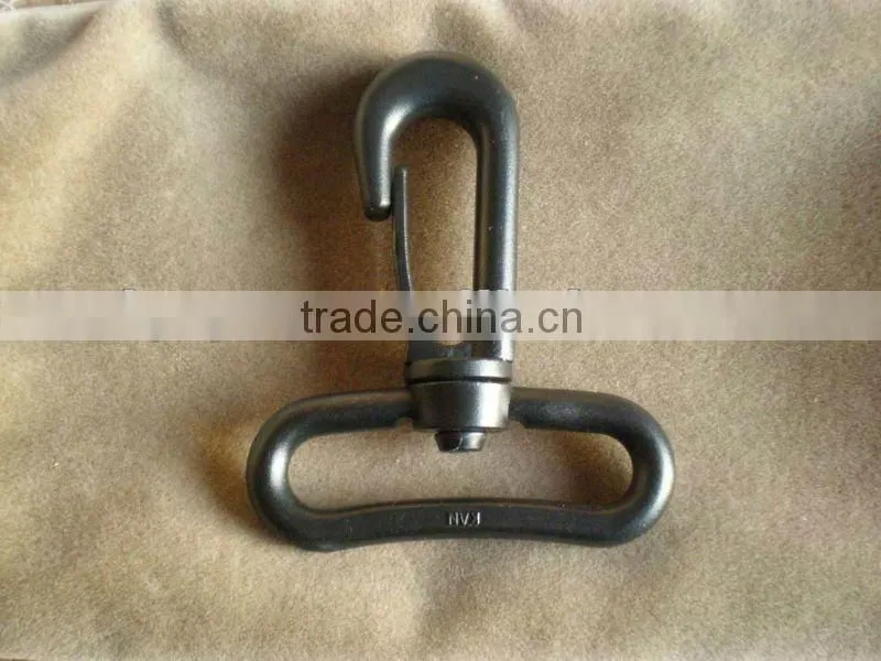 Plastic swivel bolt snap for handbag