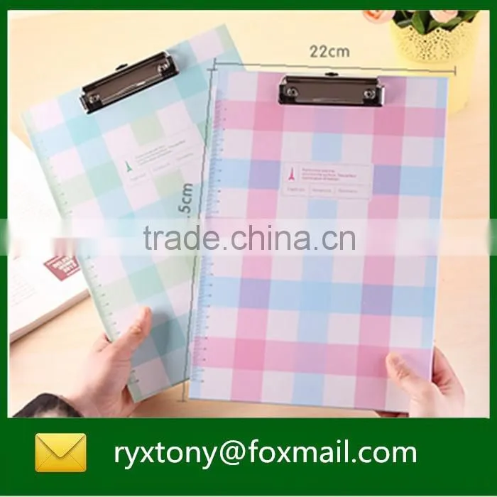 Customized menu clipboard with storage