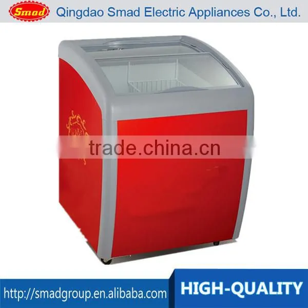 curved slide glass door freezer curved freezer for ice cream