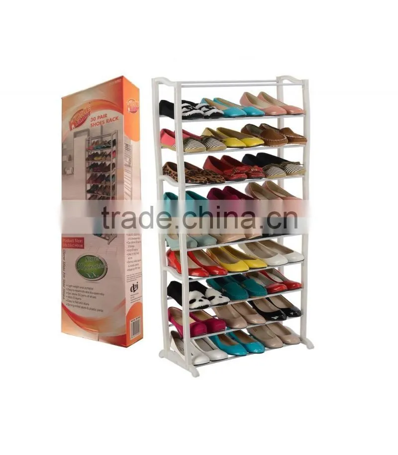 DIY 30pair shoes rack plastic household product storage rack