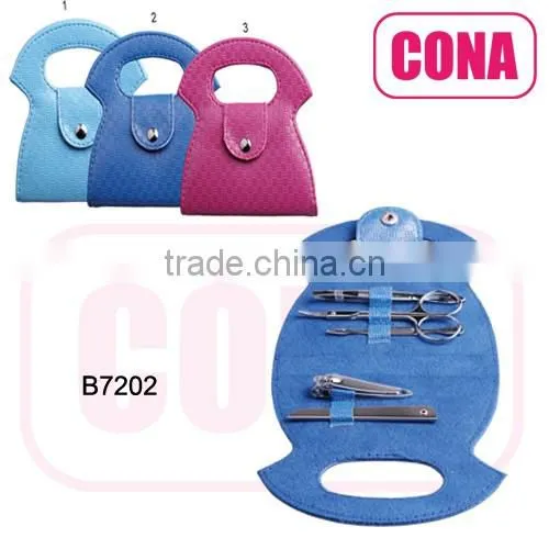 wholesale 7pcs zipper bag manicure set