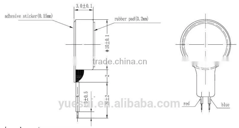 con type cell phone vibrator motors with 3.0V