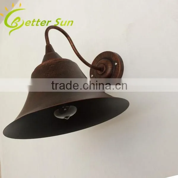 Matt Black Hat Shade Vintage Industrial Antique Wall Sconce
