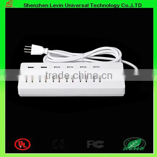 CE Cheap Extension Power Plug 6 Gang Multi USA Extension Socket USB