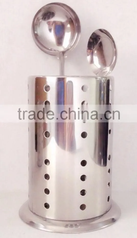 Stainless steel cutlery holder